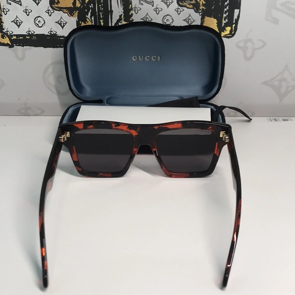 ✨ Brand New Gucci GG0962S 012 Sunglasses – Black with Grey Lenses ✨